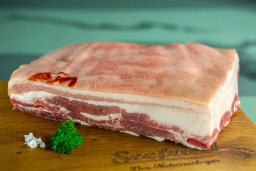 Schweinebauch vom Eichelweideschwein