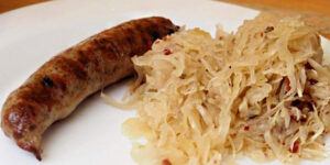 Das passt gut zu Sauerkraut
