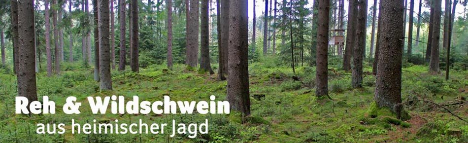 Reh und Wildschwein aus heimischer Jagd